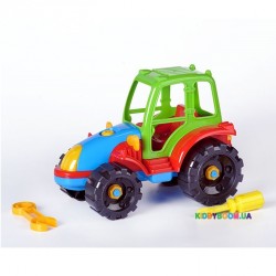 Развивающий конструктор «Трактор» Toys Plast ИП.30.005